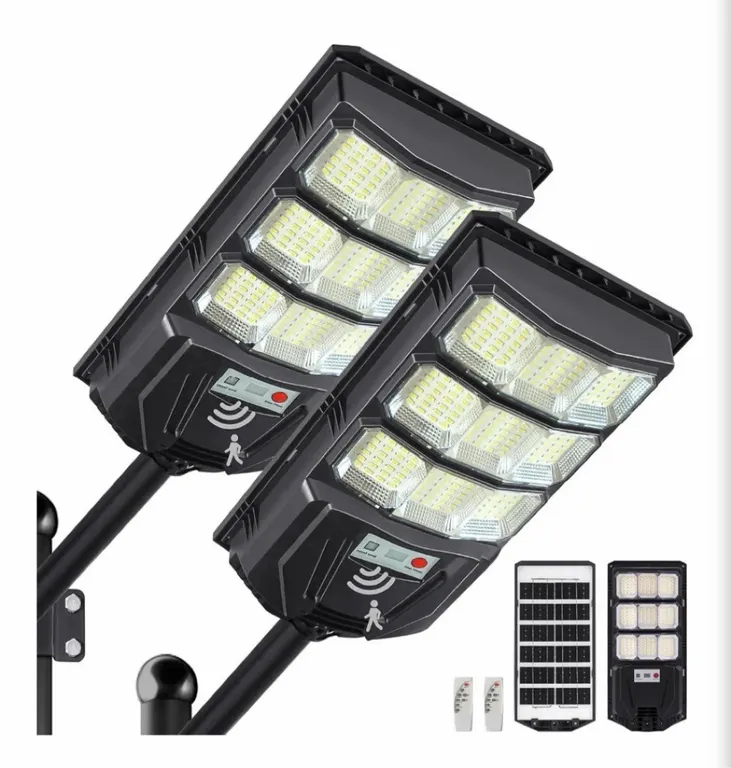 NEW LED Solar Yard Lights 2 Pack with Remotes. (GST 5% & PST 7% charged)