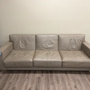 XL Leather Couch, 7’11” long, 36” deep, 30” tall