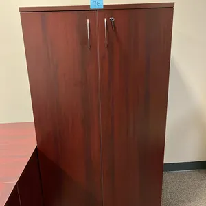 2-door cabinet, 4 shelves, 36”x24”x64.5”, has key