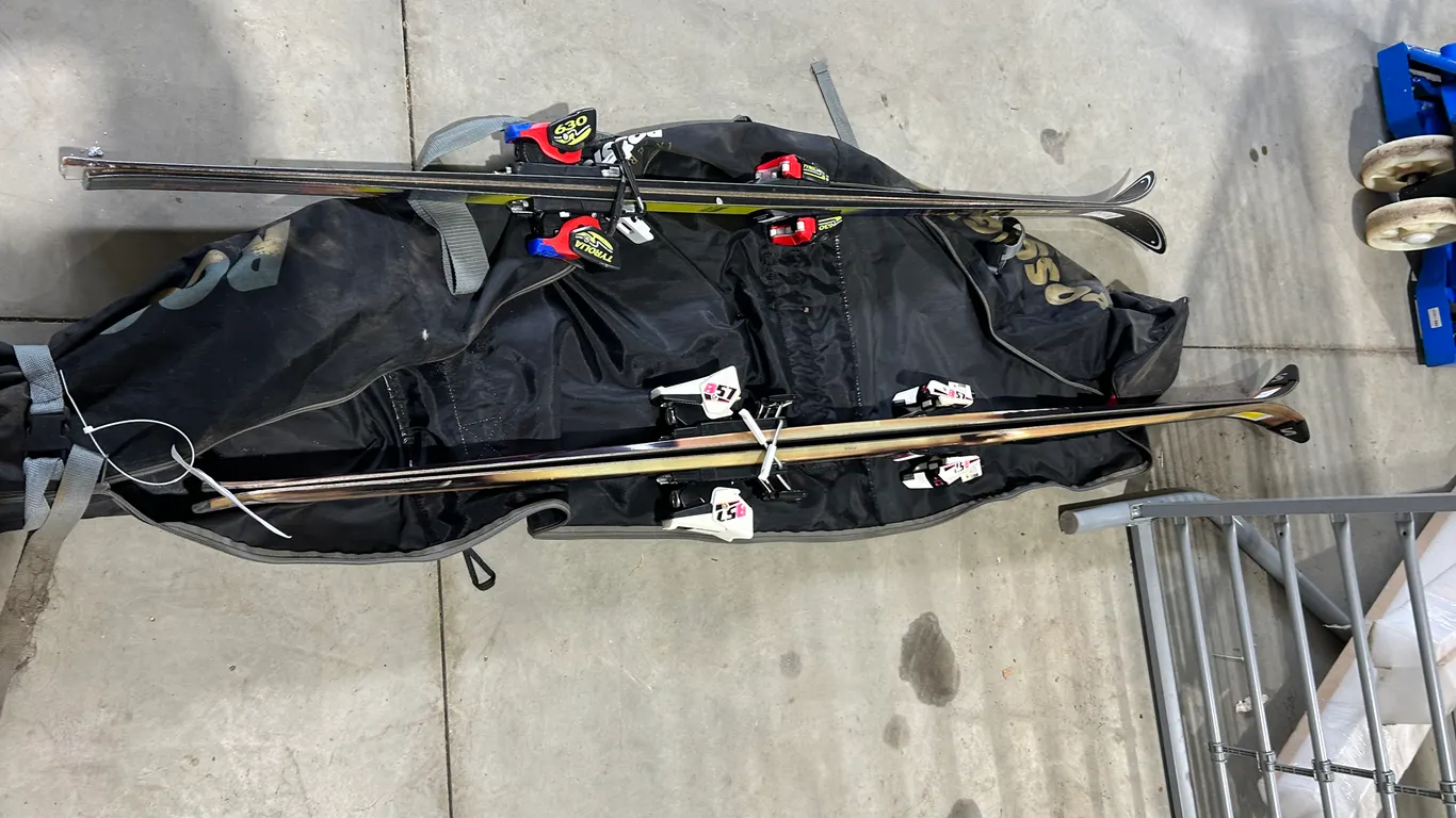 (2) Sets of Down Hill Skiis w/ Bag