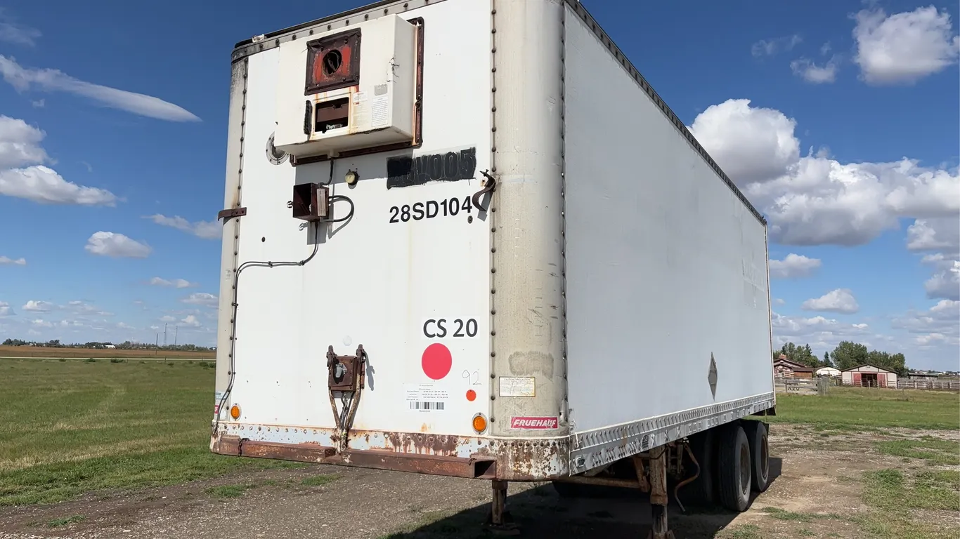 Fruehauf 28' enclosed trailer, *Unreserved*