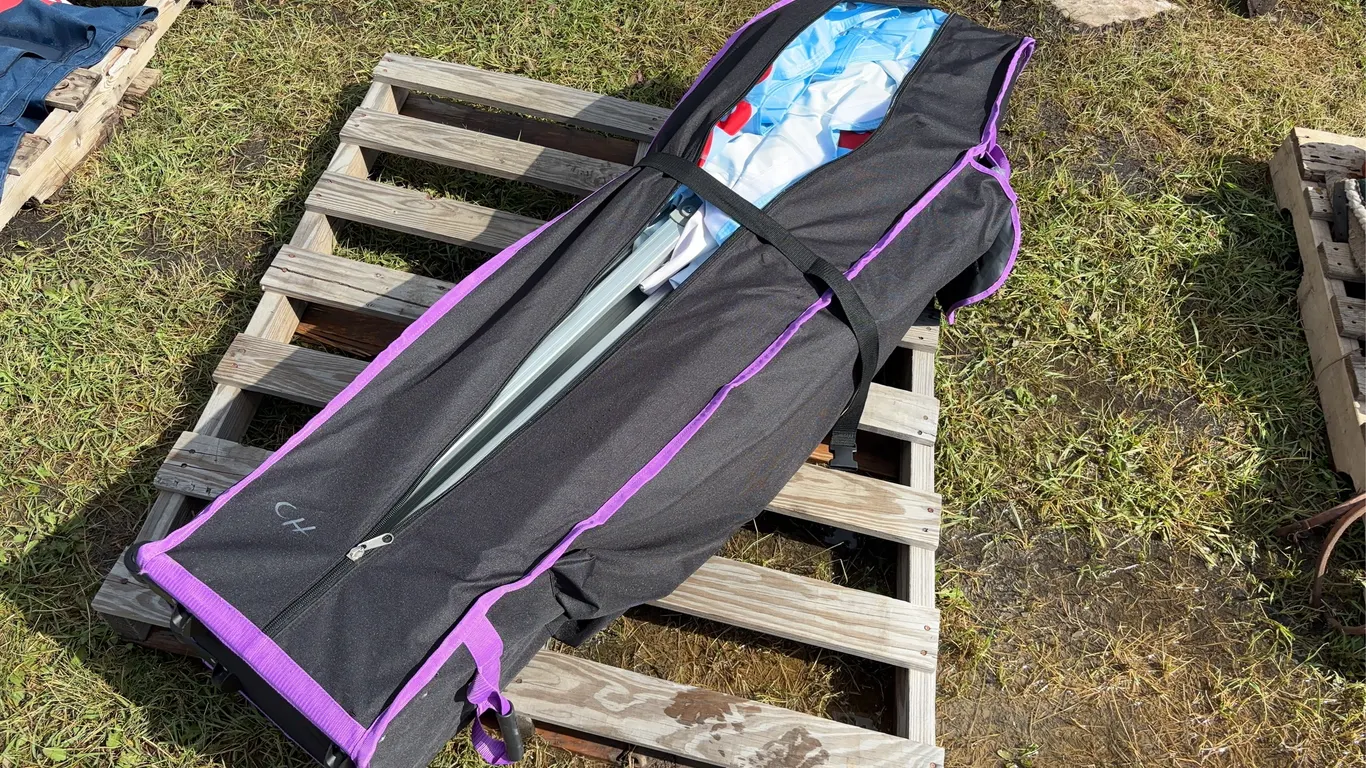 Coors Lite Collapsible Canopy in rolling Bag - Unknown Size *Unreserved*