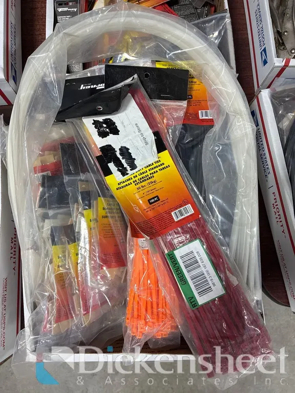 LOT OF FORNEY CABLE TIE MOUNTS & TIES