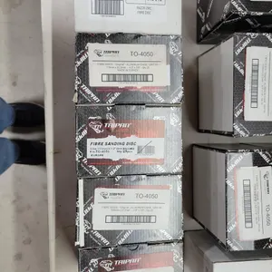 FIBRE SANDING DISCS, (5) BOX LOT