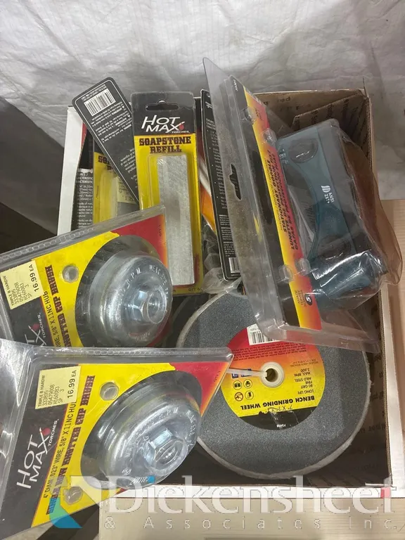 KNOTTED CUP BRUSHES, GRINDING WHEELS & MORE