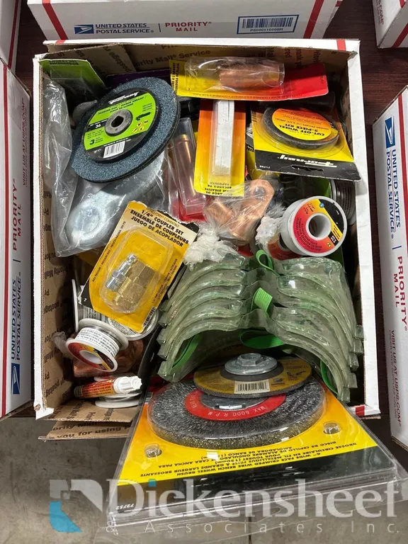 CUTTING/GRINDING WHEELS, SAFETY GLASSES, MORE LOT