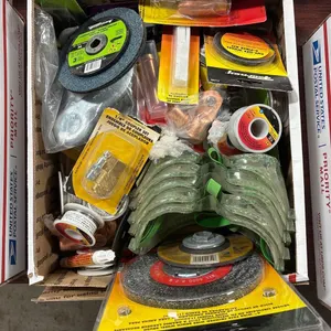 CUTTING/GRINDING WHEELS, SAFETY GLASSES, MORE LOT