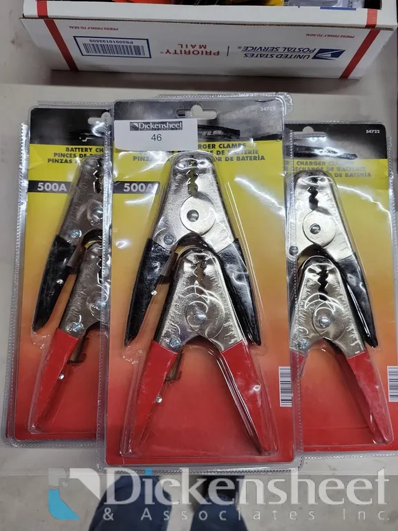 (5) FORNEY BATTERY CHARGER CABLE CLAMPS