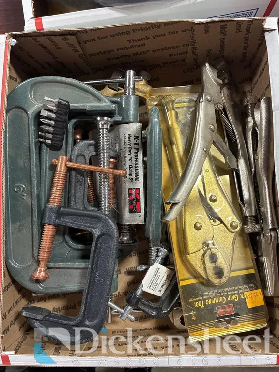 LOT OF ASSORTED CLAMPS