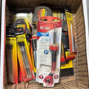 TINNING BRUSHES, SOLDERING IRON, MORE LOT