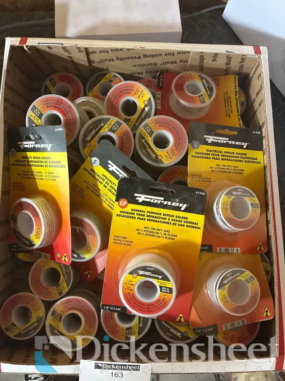 LOT OF FORNEY SOLDER ROLL SELECTIONS