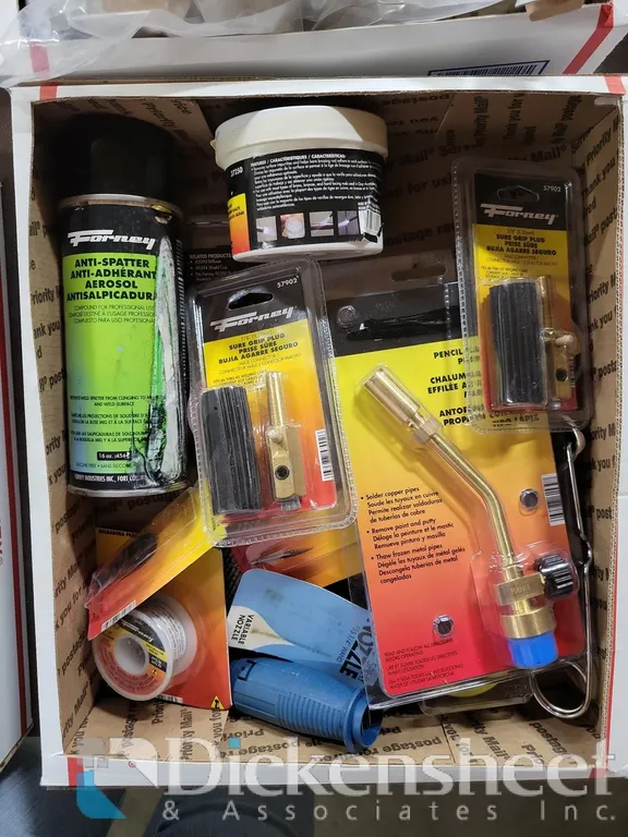 MAPP TORCH, SOLDER, SURE GRIP PLUGS & MORE LOT