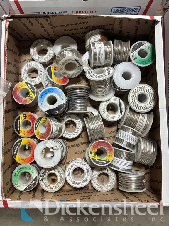 VARIETY OF FORNEY, OTHER SOLDER ROLLS