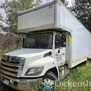 2014 HINO 268 ENCLOSED BOX TRUCK,  5PVNJ8JT0E4S55189, KEY