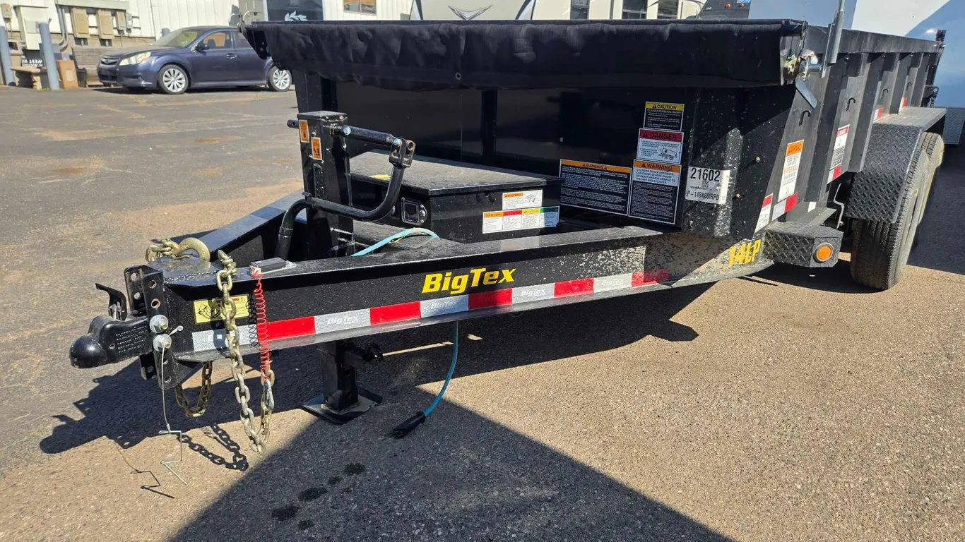 2024 BIG TEX 14' LOW PROFILE DUMP TRAILER, 16V1D192XR5321602
