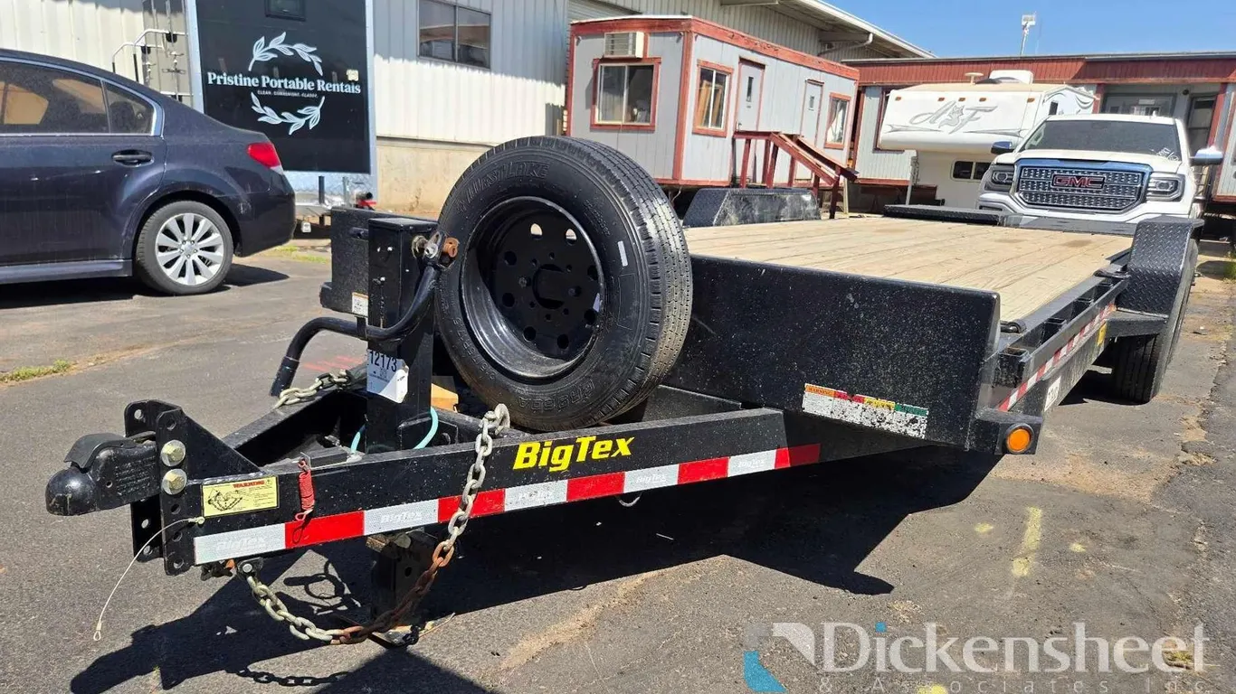 2023 BIG TEX 19' FLATBED DOUBLE AXLE TRAILER, 16V1C2722P2212173