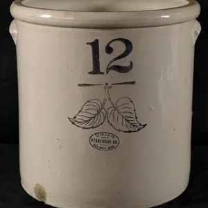 12 GAL RED WING STONEWARE ELEPHANT EAR CROCK