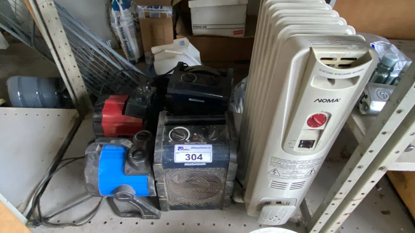 GROUP OF ASSORTED HEATERS