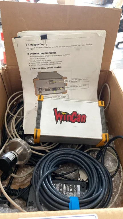 WINCAN TG09 / MPEG DATENBLATT TEXT OVERLAY VIDEO RECORDER