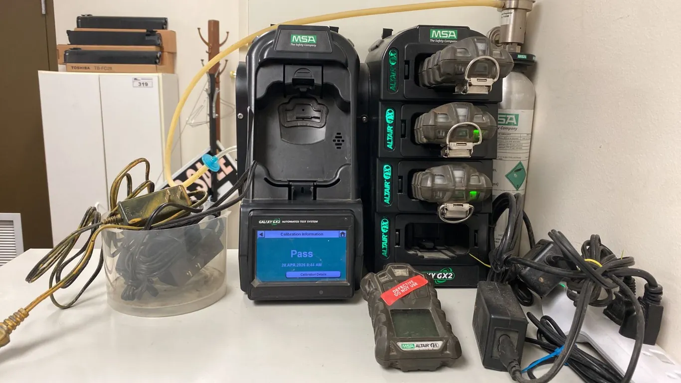 MSA GALAXY GX2 AUTOMATED GAS DETECTION TESTING SYSTEM