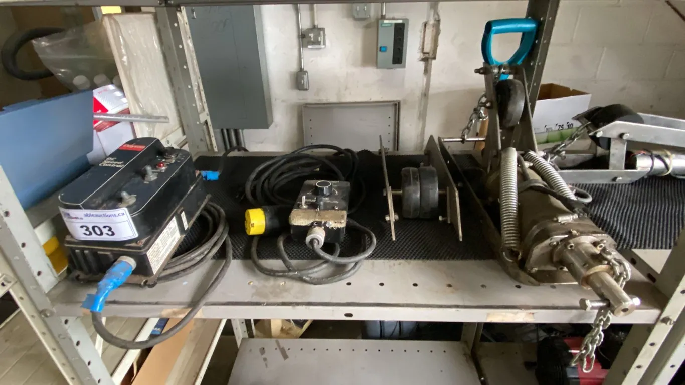 8"-12" ROTATING SKID WITH CONTROLLER & DAYTON SPEED CONTROLLER