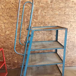 Blue Picker Cart