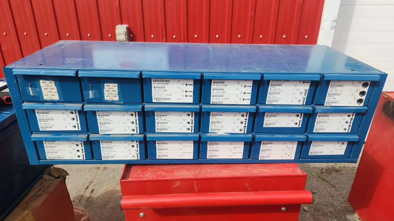 18 Drawer Small Parts Cabinet
