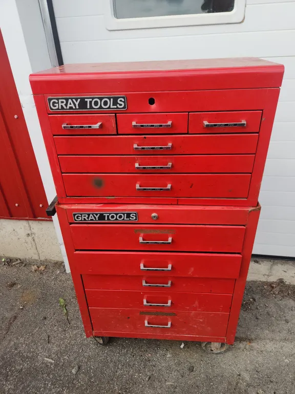 Gray Tools Rolling Toolbox (Top & Bottom)