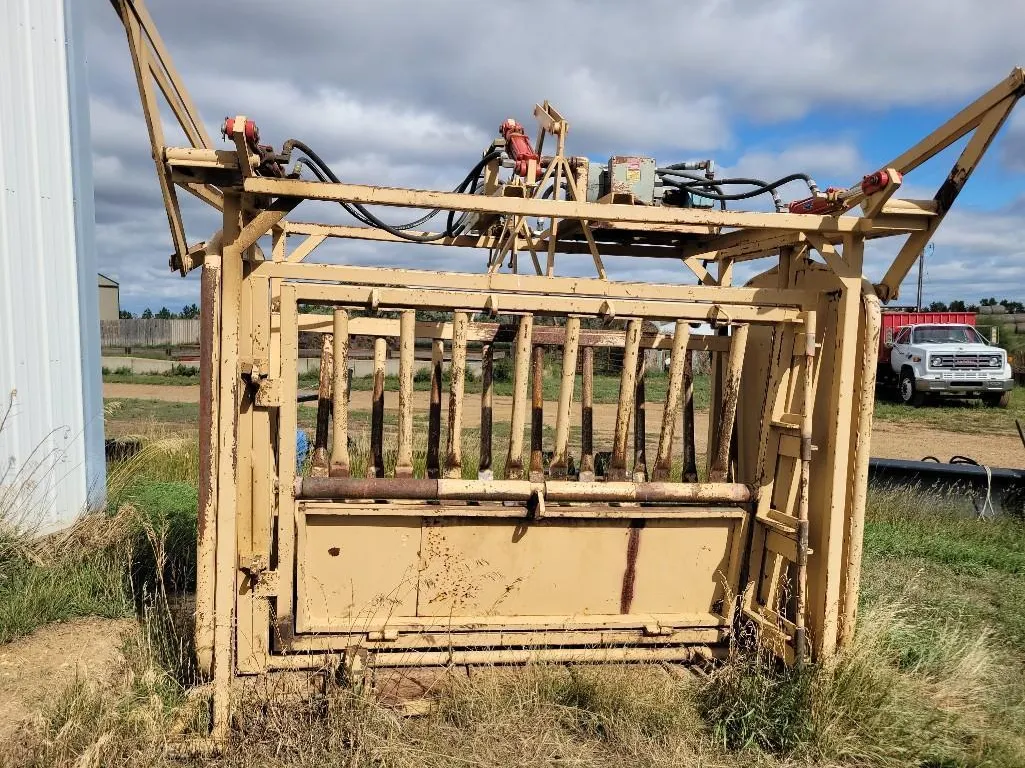 Cattle Handling Hydraulic Livestock Chute