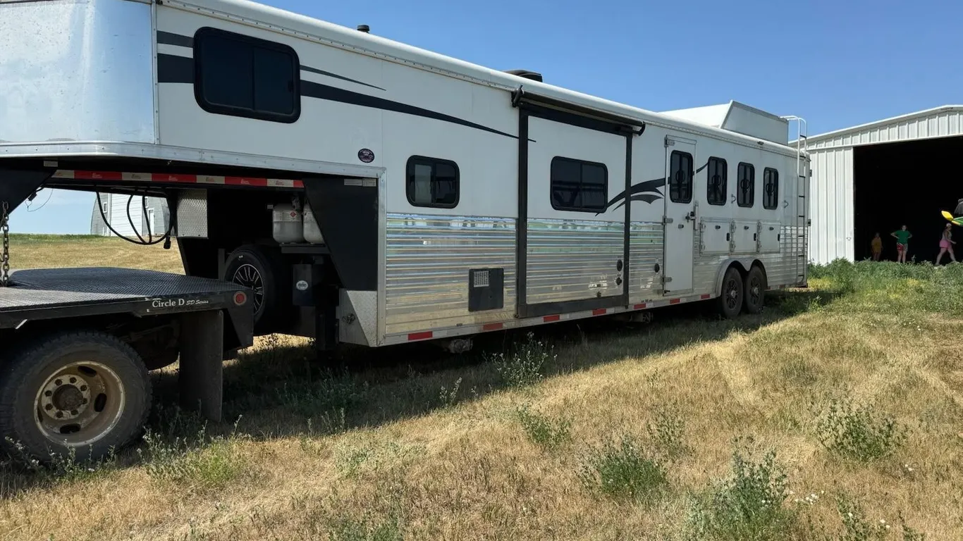 2017 Bison Living Quarters Trailer