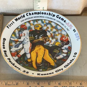 1997 First World Championship Game AFL vs NFL Collector Plate