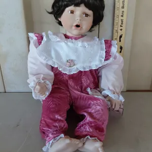 Vintage Goldenvale Collection Porcelain Doll 21" Tall