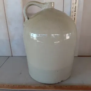 Vintage #4 Crock Jug, Minor Chips On Base, 10.25"X15"