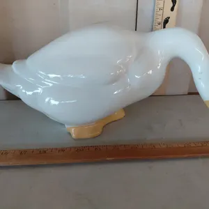Vintage Ceramic Duck 15.5"X6"X6"