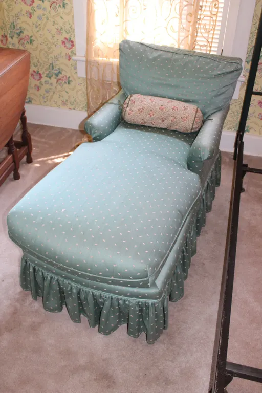 Green Chaise Lounge