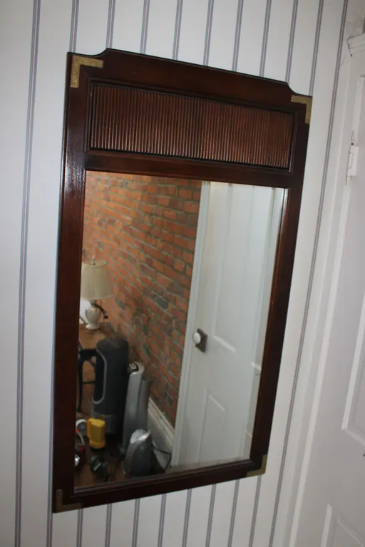 Reeded Wall Mirror