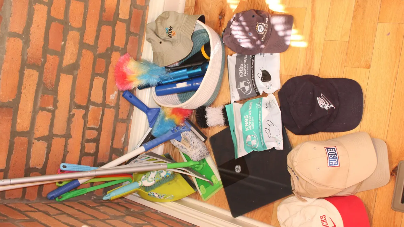 Cleaning Supplies & Hats