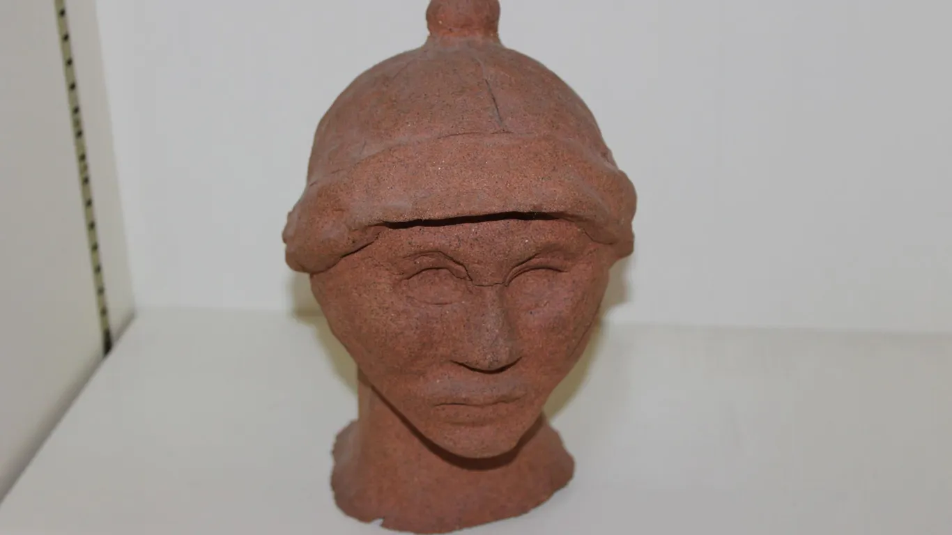 Clay Figural Bust