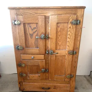 Antique icebox cabinet-amazing!