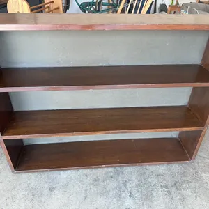 Solid wood, short bookcase