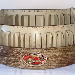 Antique BOYE Needle Company crochet hook countertop display
