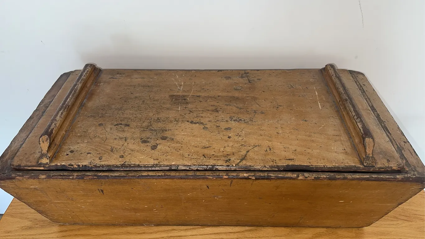 Huge antique dough box – primitive-36 inches long!