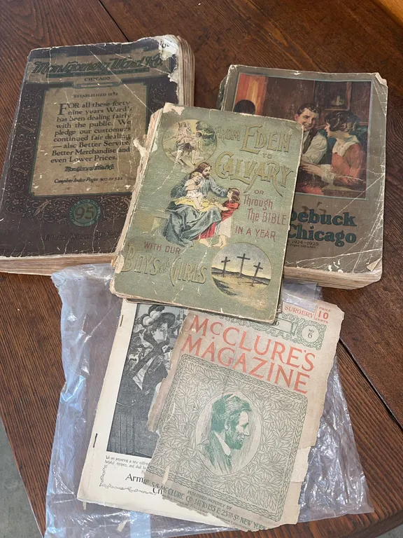 Antique catalogs, etc.