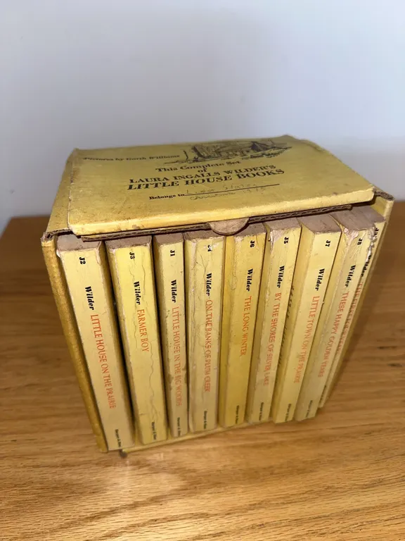 Little House on the Prairie book set from 1975