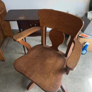 Antique drop leaf end table