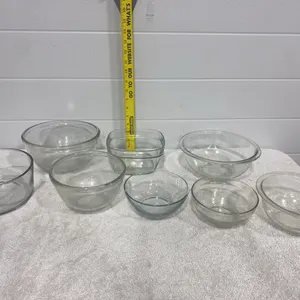 Glass mixing bowls
