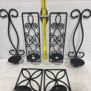 Metal wall sconces