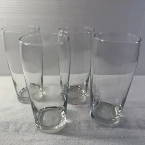 Set of 4 18 Ounce Pilsner Glasses - Preowned/Like New