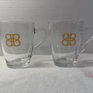 Set of 2 Baileys Irish Creme Glass Mugs - New