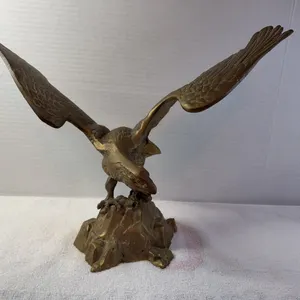Brass Eagle Statue - Vintage Preowned
